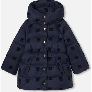 JACADI PARIS Girl Navy Padded Puff Jacket Sz 8